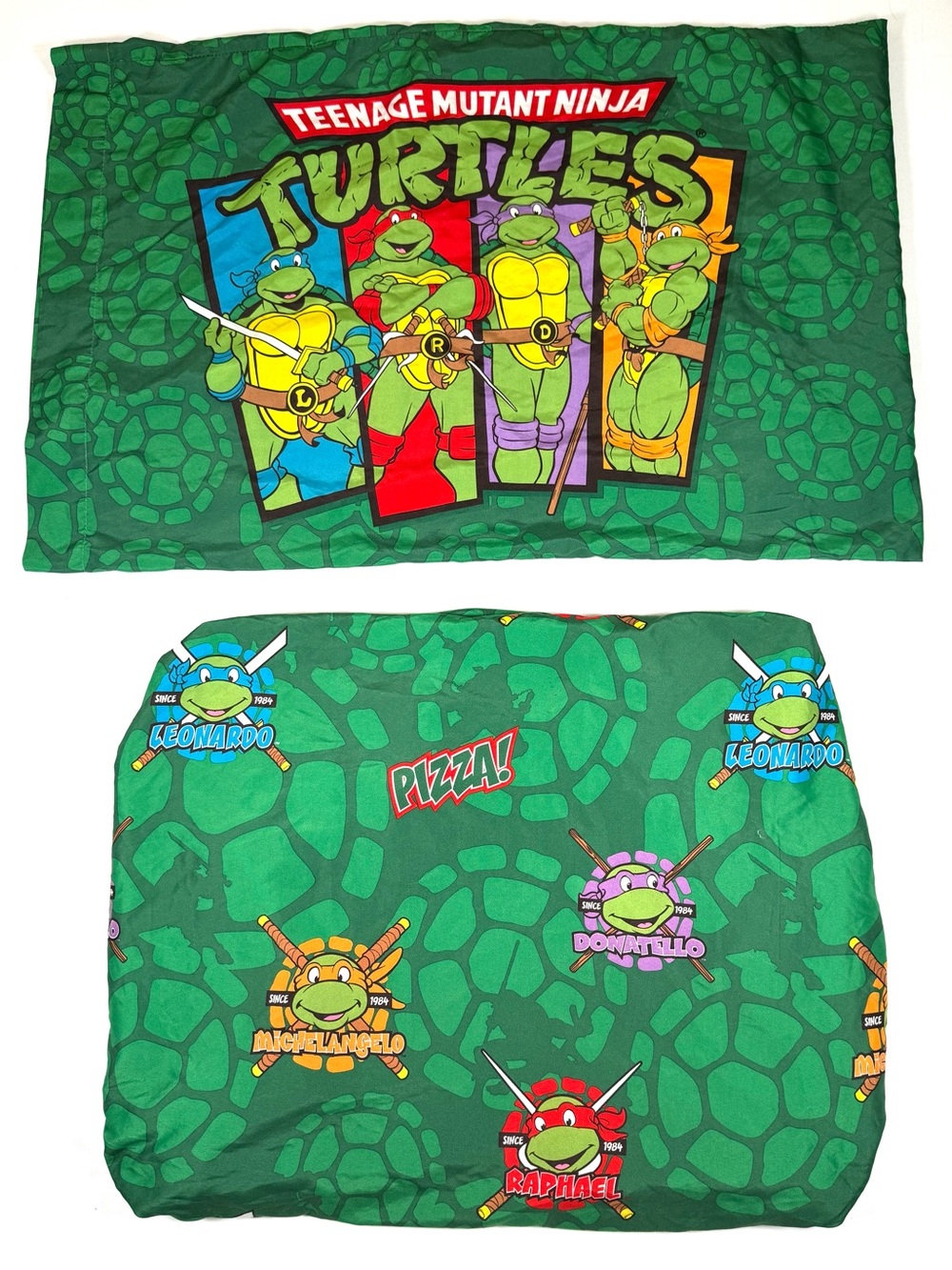 NICKELODEON Kids Teenage Mutant Ninja Turtles Toddler Sheet Pillowcase TMNT